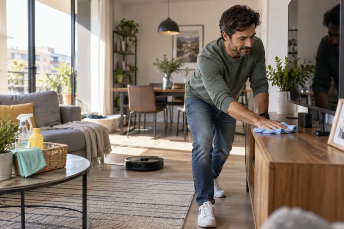 hacer limpieza casa si vives solo